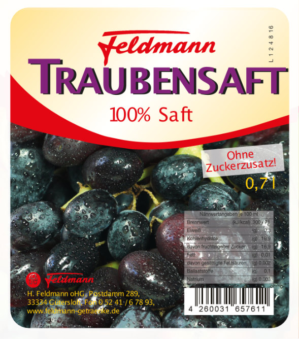 Unsere Fruchsaftprodukte