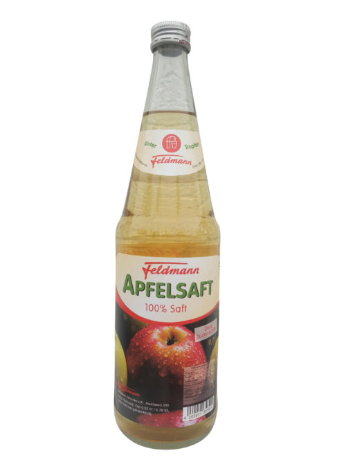 Apfelsaft klar <p><small><FONT COLOR="#000000"> Feldmann Getränke </FONT></small> </p>