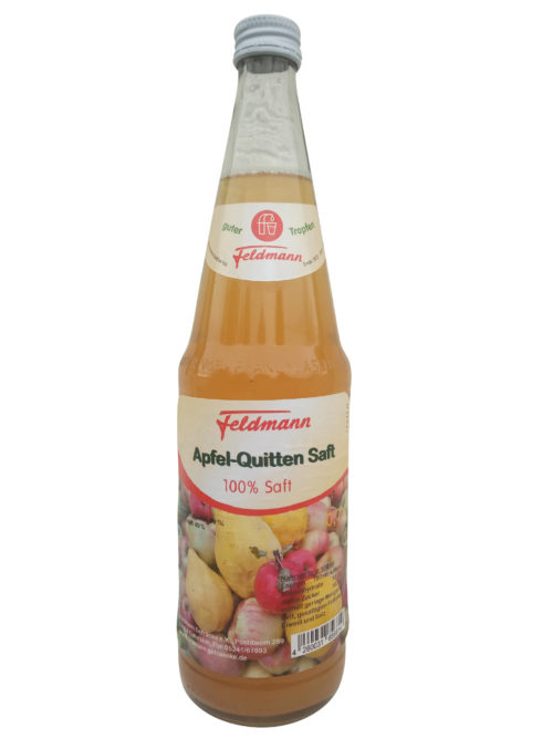 Apfel-Quitten-Saft <p><small><FONT COLOR="#000000"> Feldmann Getränke </FONT></small> </p>