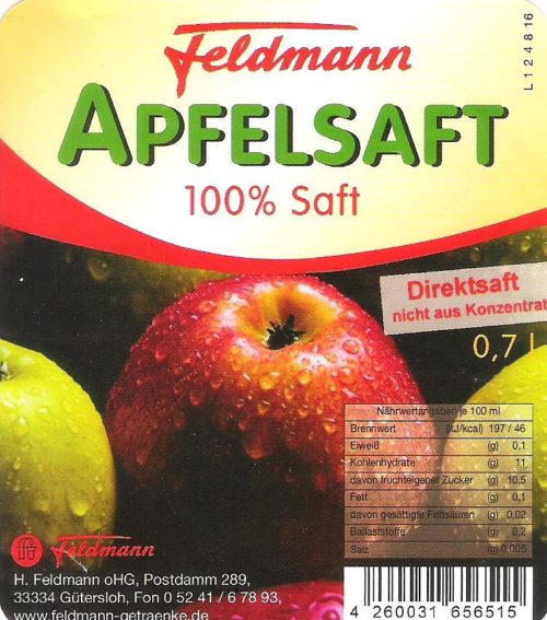 Apfelsaft klar