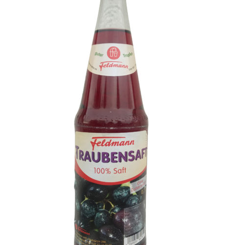 Traubensaft rot <p><small><FONT COLOR="#000000"> Feldmann Getränke </FONT></small> </p>