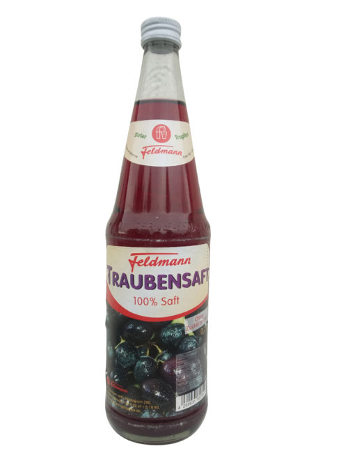Traubensaft rot <p><small><FONT COLOR="#000000"> Feldmann Getränke </FONT></small> </p>