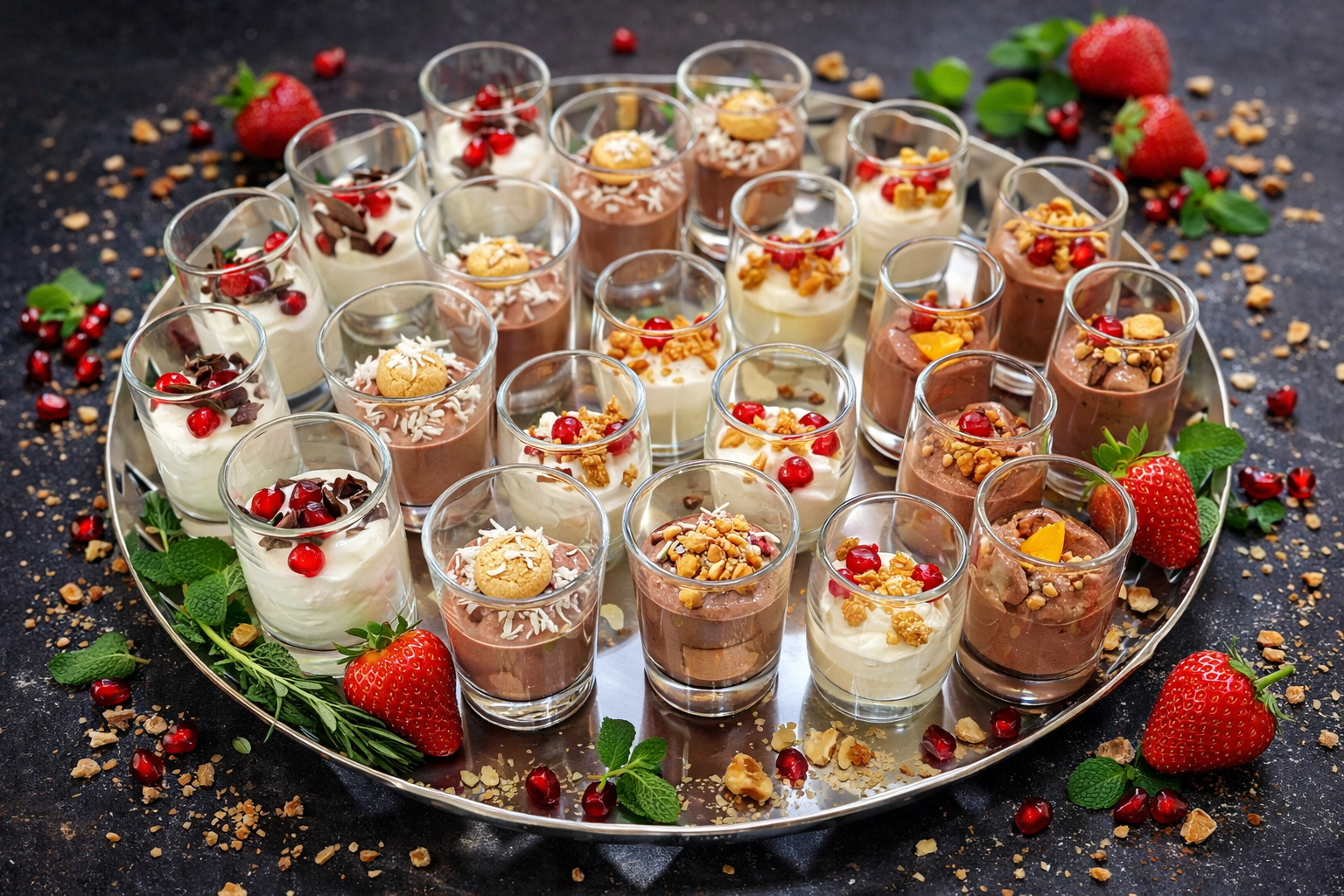 Dessert-Variationen – Mousse & Cremes